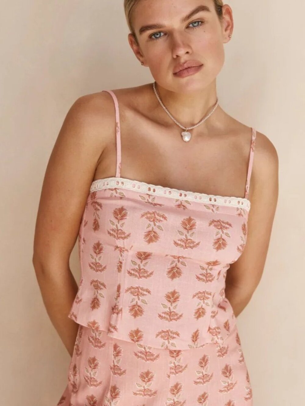 VRG GRL Romanza Tank Top - Boheme - Size US 6 / AUS 10 (Medium)